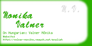 monika valner business card